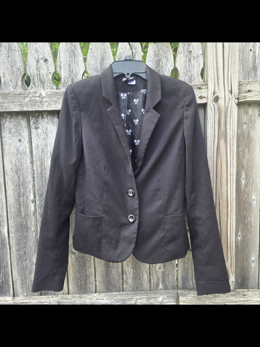 Divided Black Women's Two-Button Tailored Blazer